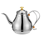 Théière en acier inoxydable marocaine avec filtre - 1,8L Ma Théière