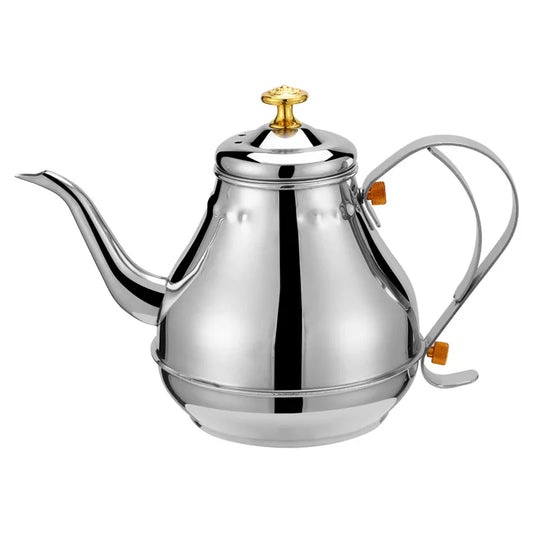 Théière en acier inoxydable marocaine avec filtre - 1,8L Ma Théière