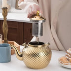Théière en acier inoxydable marocaine Ma Théière