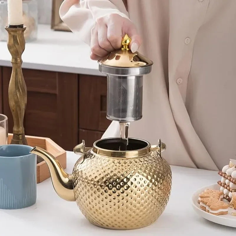 Théière en acier inoxydable marocaine Ma Théière