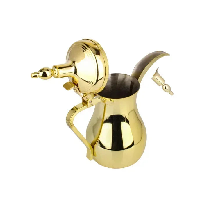 Théière en acier inoxydable marocaine - Or Ma Théière