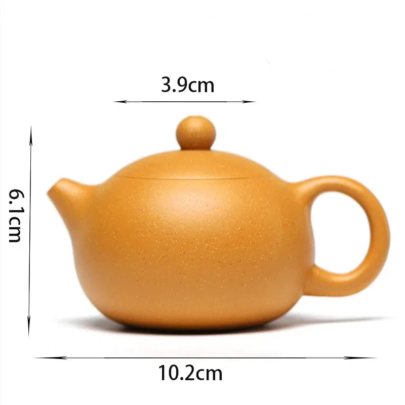 Théière en argile avec infuseur - 100ML Jaune Ma Théière