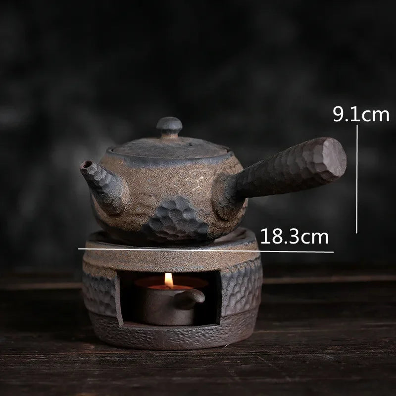 Théière en céramique chinoise avec four chauffant Ma Théière