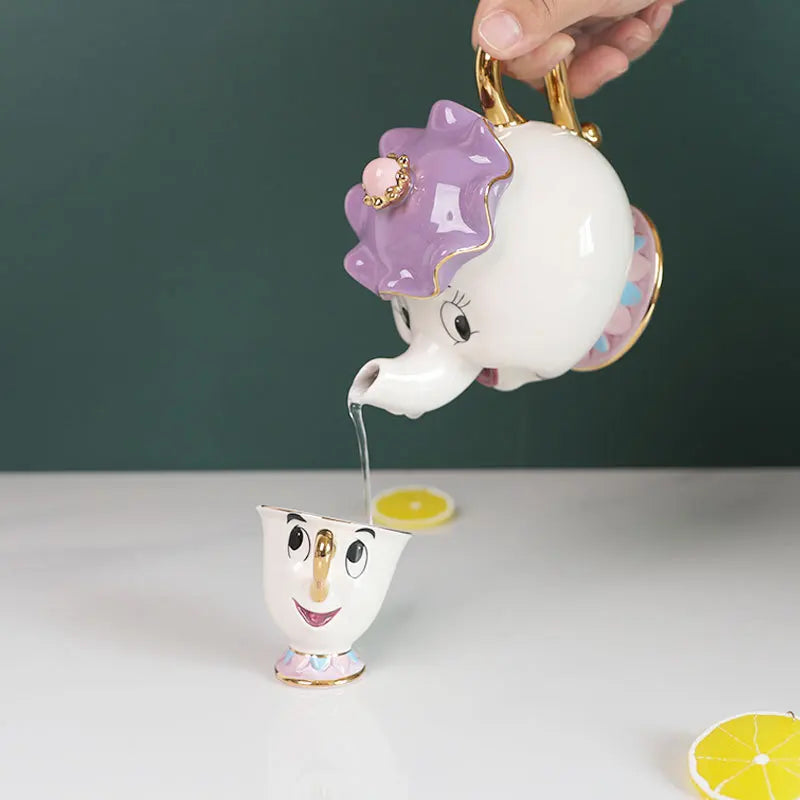 Théière en céramique disney la belle et la bête Ma Théière