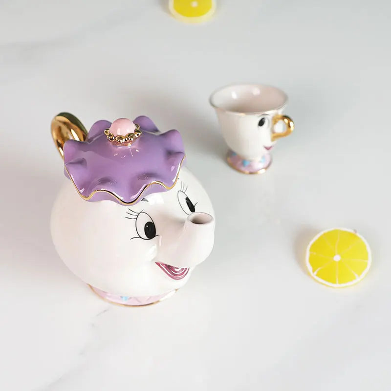 Théière en céramique disney la belle et la bête Ma Théière