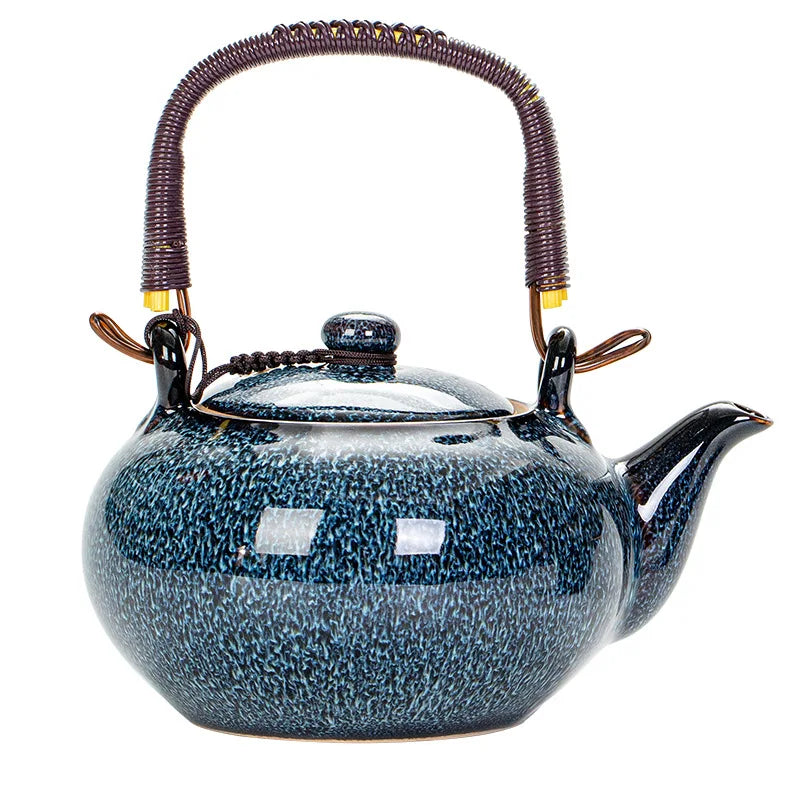 Théière en céramique émaillé et coloré à hanse - 750mL Ma Théière