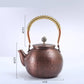 Théière en cuivre martelé traditionnelle 1.2 - 1.4L 3 Ma Théière