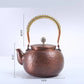 Théière en cuivre martelé traditionnelle 1.2 - 1.4L 4 Ma Théière