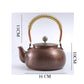 Théière en cuivre martelé traditionnelle 1.2 - 1.4L 6 Ma Théière
