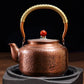 Théière en cuivre martelé traditionnelle 1.2 - 1.4L Ma Théière