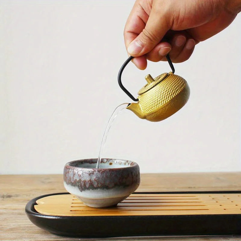 Théière en fonte petit format coloré - 50mL Or Ma Théière