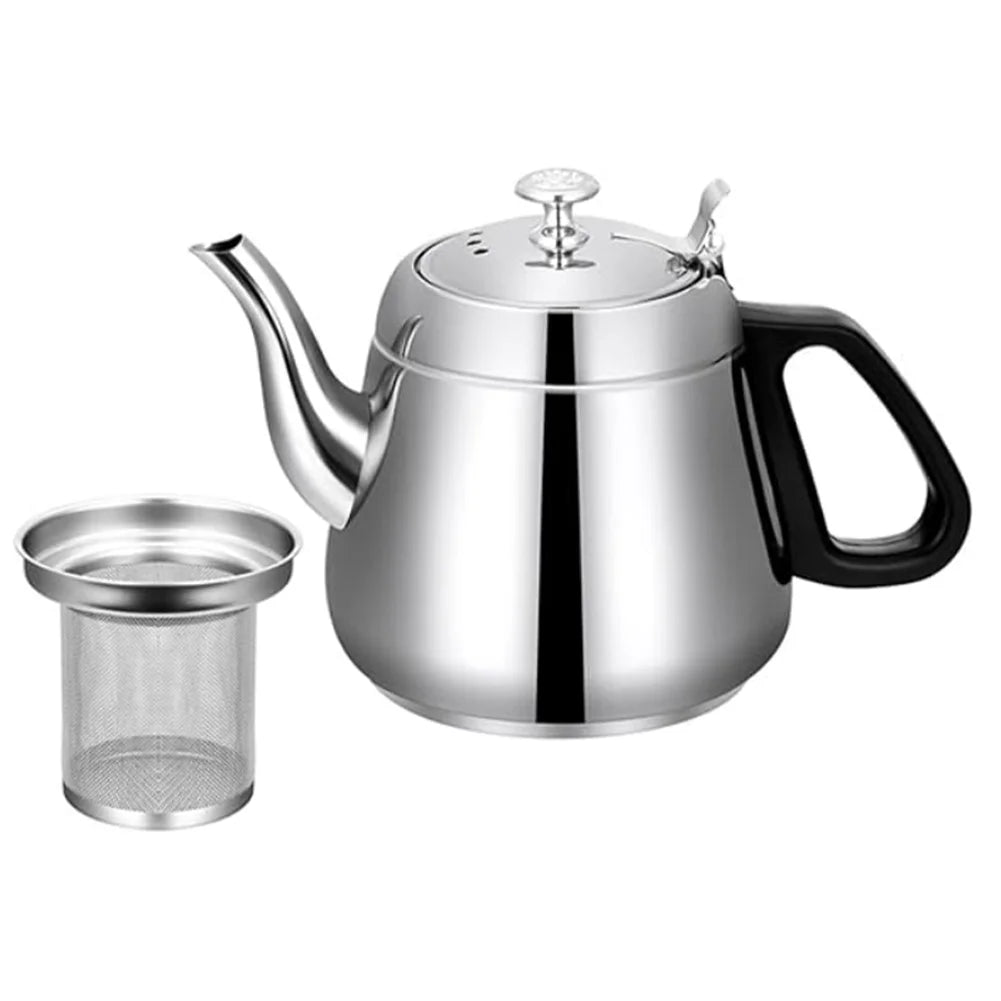 Théière en inox gaz et induction avec filtre Ma Théière