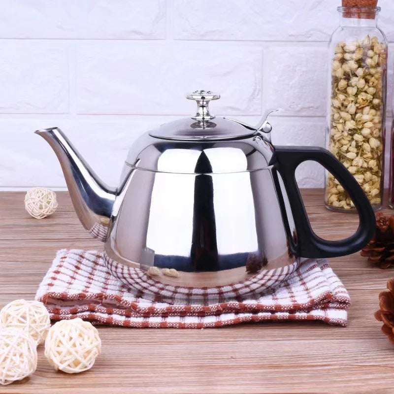 Théière en inox gaz et induction avec filtre Ma Théière