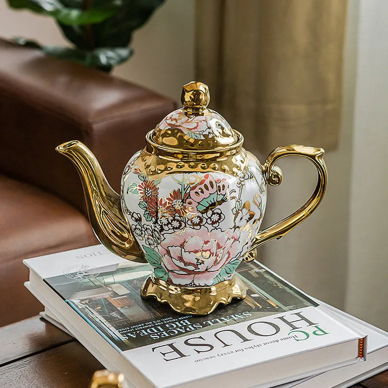 Théière en porcelaine anglaise deluxe Ma Théière
