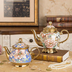 Théière en porcelaine anglaise deluxe Ma Théière