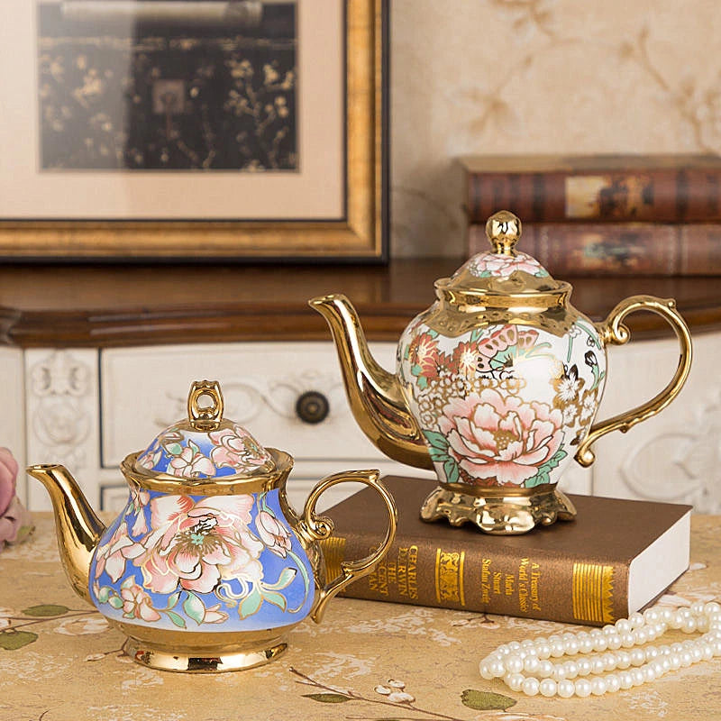 Théière en porcelaine anglaise deluxe Ma Théière