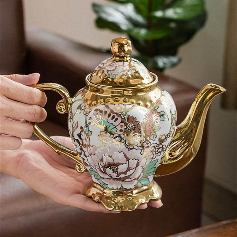 Théière en porcelaine anglaise deluxe Ma Théière