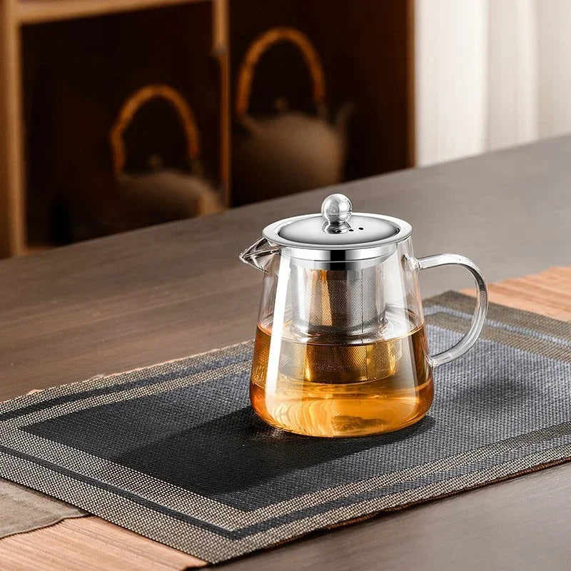 Théière en verre avec filtre infuseur 450ml - 950ml 550mL Ma Théière