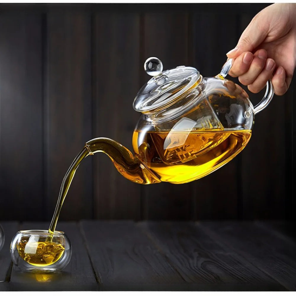 Théière en verre avec infuseur 400ml - 1000ml Ma Théière