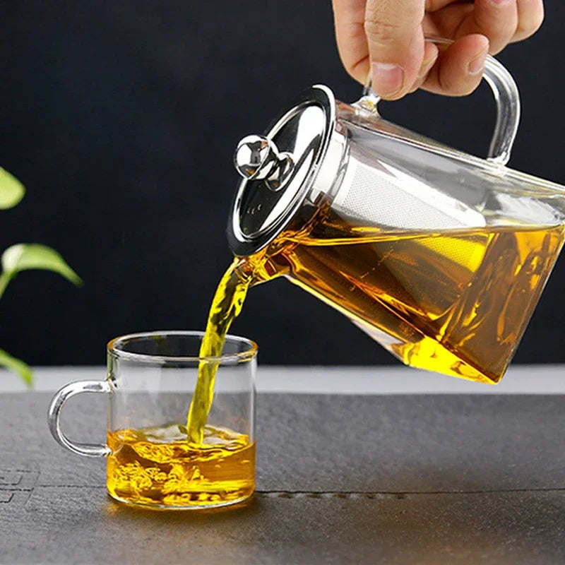 Théière en verre avec infuseur - THEENCE Ma Théière