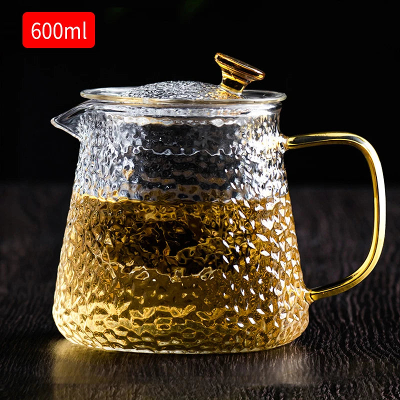 Théière en verre chinoise avec filtre 600ml Ma Théière