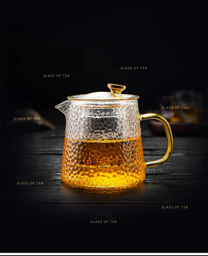 Théière en verre chinoise avec filtre Ma Théière
