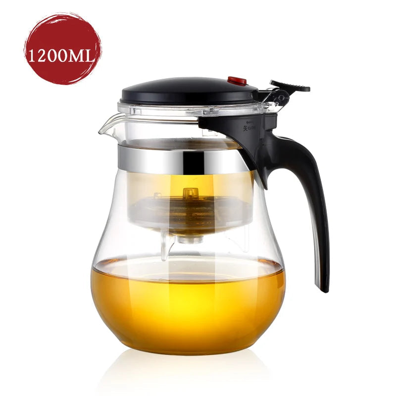 Théière en verre résistant avec filtre 1200mL Ma Théière