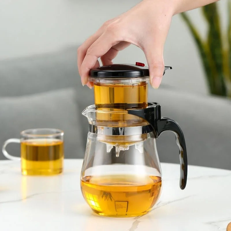 Théière en verre résistant avec filtre Ma Théière