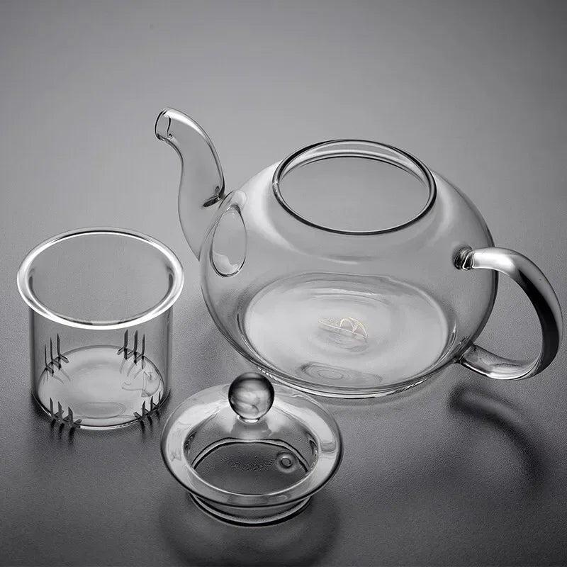 Théière en verre résistant et infuseur Ma Théière
