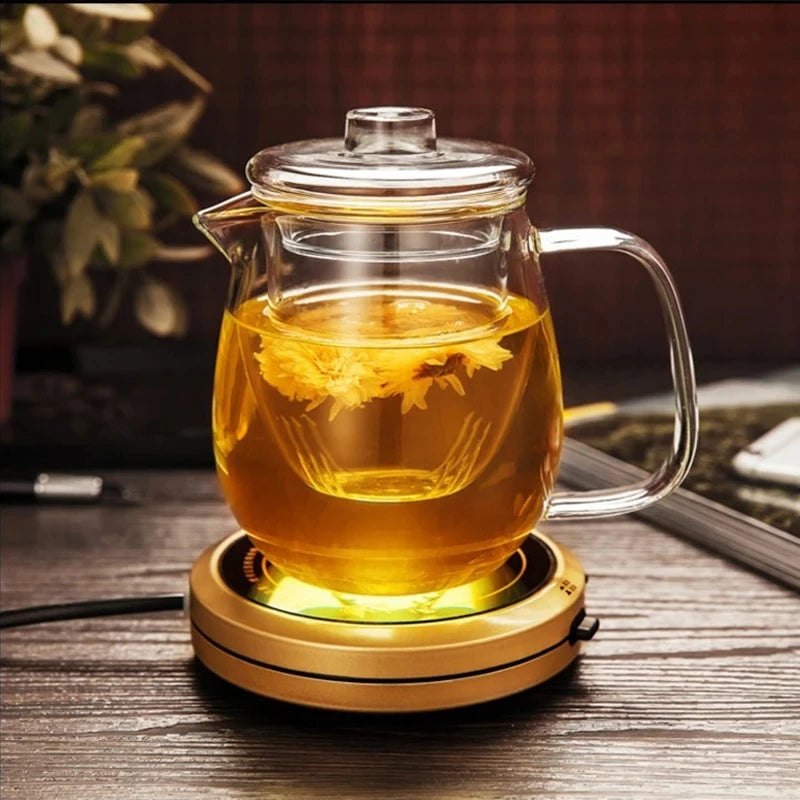 Théière en verre transparent avec filtre Ma Théière