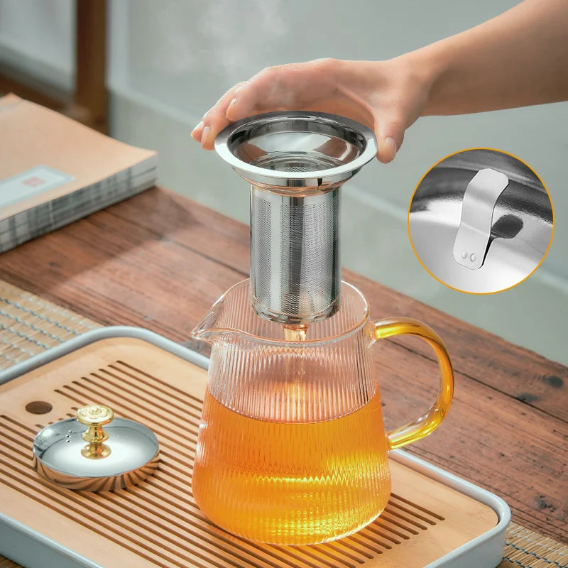 Théière en verre transparent - THELICE Ma Théière