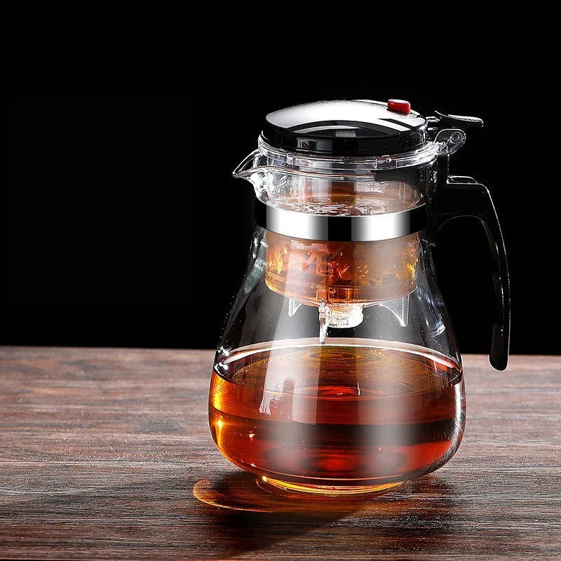 Théière en verre transparente avec filtre 1200mL Ma Théière