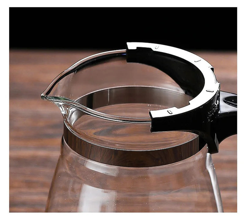 Théière en verre transparente avec filtre Ma Théière