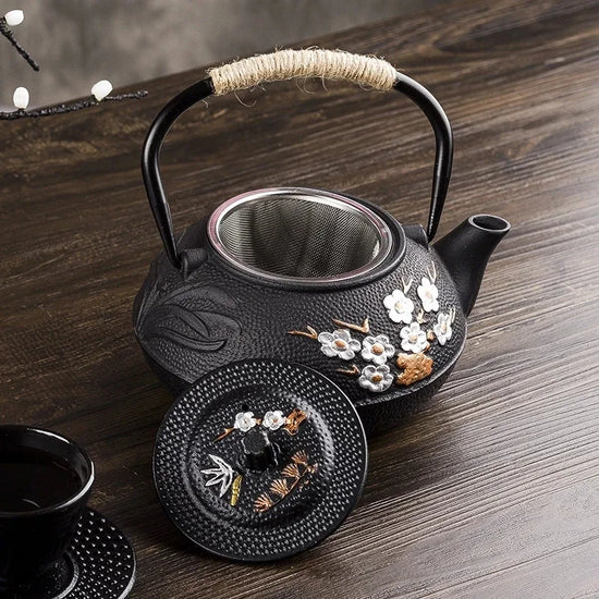 Théière japonaise en fonte avec filtre Deluxe 300 - 800ml Ma Théière