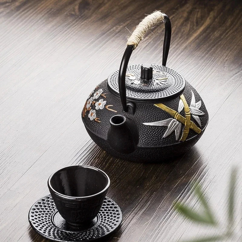 Théière japonaise en fonte avec filtre Deluxe 300 - 800ml Ma Théière