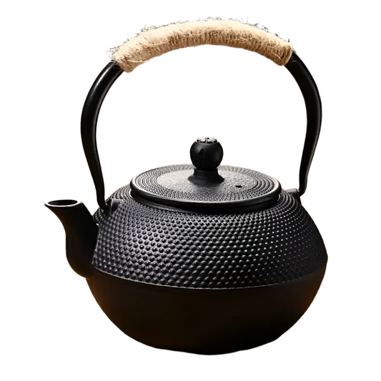 Théière japonaise en fonte avec filtre noire - 300ml / 800ml