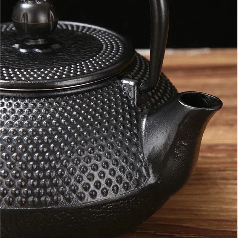 Théière japonaise en fonte avec filtre noire - 300ml / 800ml Ma Théière